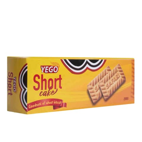 Yego Shortcake Biscuits 48X200Gm
