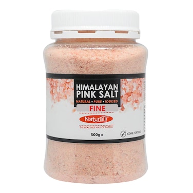 Naturalli Himalayan Pink Fine Salt 500Gms