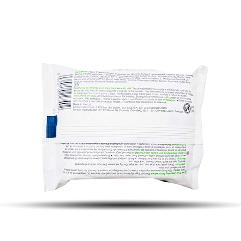 Pure Tea Tree Cleansing Wipes 25&#39;S