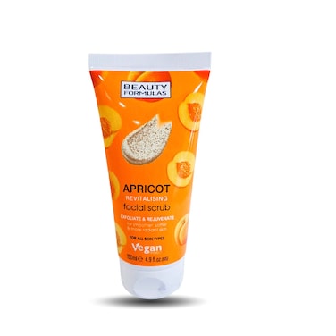 Beauty Formulas Apricot Facial Scrub Tube 150Ml