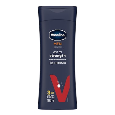 Vaseline Men Body Lotion Extra Strength 400ml