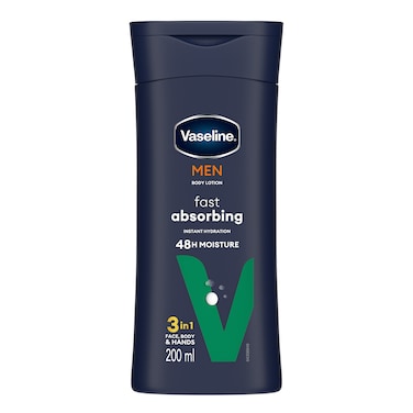 Vaseline Men Lotion Fastabs 200Ml
