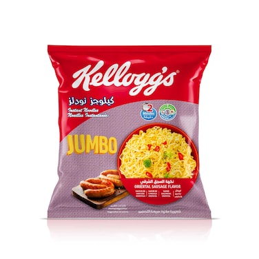 Kelloggs Jumbo Sausage Noodles 100G