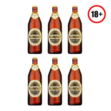Summit Lager Beer 500ml x Pack of 6