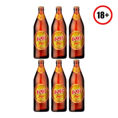 KB Lager Beer 500ml x Pack of 6