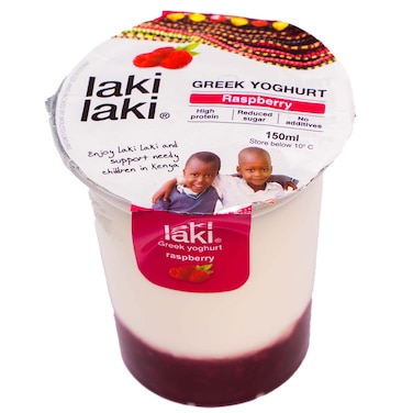 Laki laki greek yoghurt raspberry 150ml