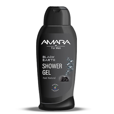 AMARA S/GEL BLACK EARTH MEN600ML