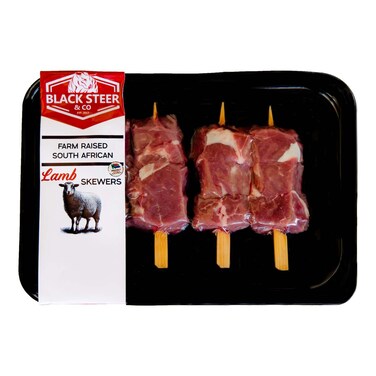 SA Lamb Plain Skewers 200G