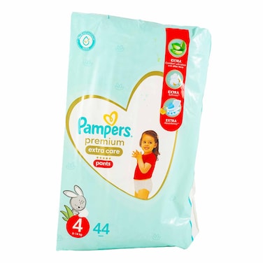 Pampers Premium Extra Care Diaper Pants Size 4, 9-14kg 44 Count