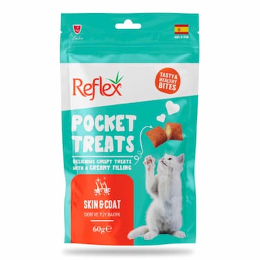 Reflex Cat Pocket Treat Skin &amp; Coat 60g