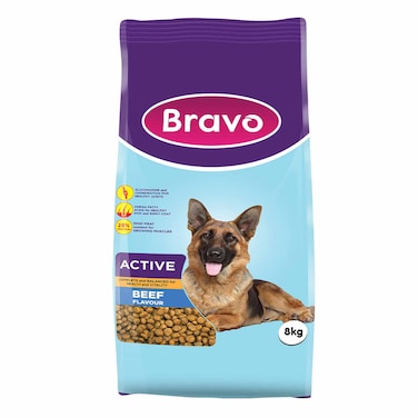 Bravo Active Beef Flavour 8Kg