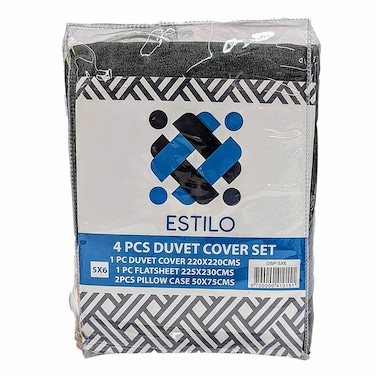 Estilo Duvet Cover Printed 5X6 Queen