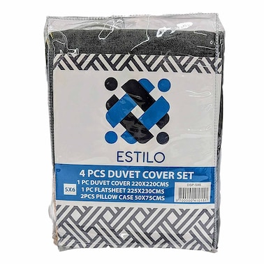 Estilo Duvet Cover Printed 5X6 Queen