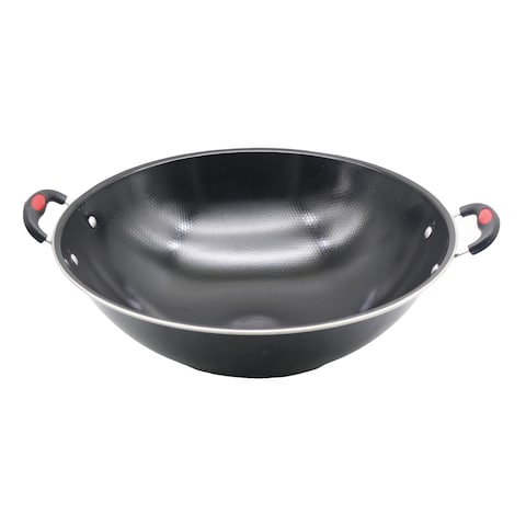 Chinese Wok Steel Handle 1129 34Cm