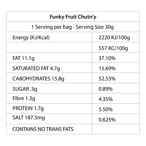 Norda Urban Bites Funky Fruity Chutney Potato Crisps 30G