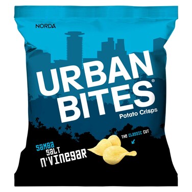 Norda Urban Bites Samba Salt And Vinegar Potato Crisps 30G