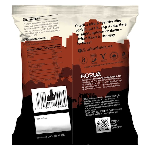 Norda Urban Bites Nyama Choma Potato Crisps 30G