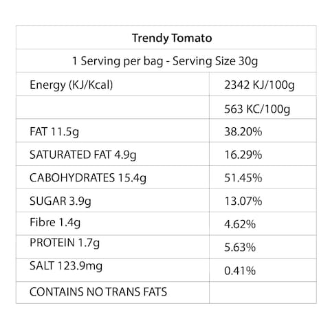 Norda Urban Bites Trendy Tomato Potato Crisps 120G