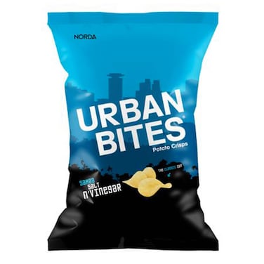 Urban Bites Samba Salt And Vinegar Potato Chips 120G