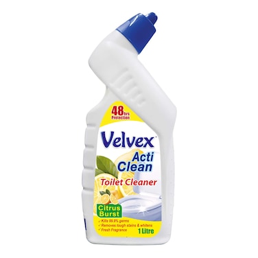 Velvex Toilet Cleaner Citrus 1L