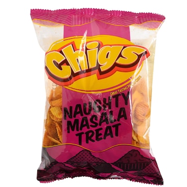 Chigs Masala Ribbed Crisps 200G