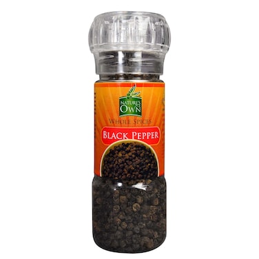 Natures Own Whole Black Pepper 40g