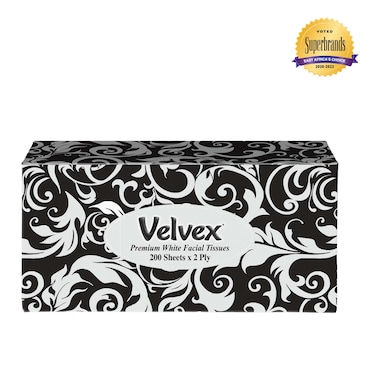 Velvex Facial Tissue Black 200S