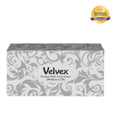 Velvex Facial Tissue Silver 200S