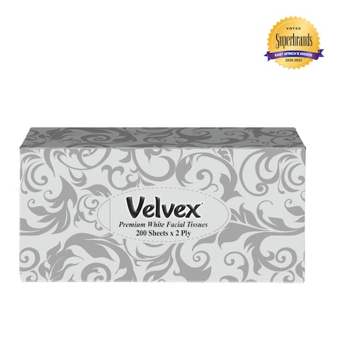 Velvex Facial Tissue Silver 200S