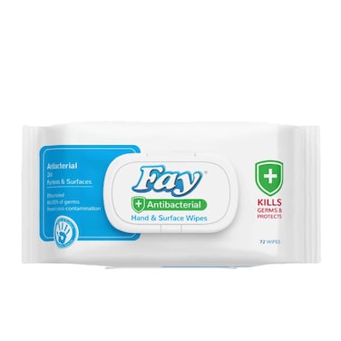 Fay Antibacterial Wipes 72pcs