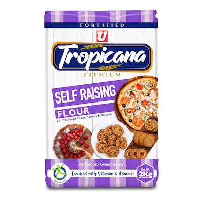 Tropicana Fortified Self Raising Flour 2Kg