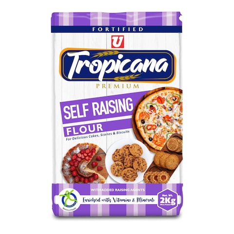 Tropicana Fortified Self Raising Flour 2Kg