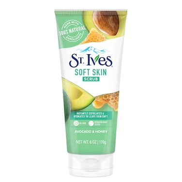 St. Ives Soft Skin Avocado And Honey Face Scrub 170g