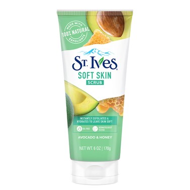 St. Ives Soft Skin Avocado And Honey Face Scrub 170g