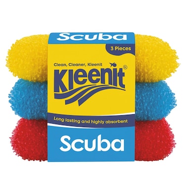 Kleenit Scuba Sponge Scrubber Pack of 3