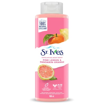 St Ives Body Wash Pink Lemon & Orange 450Ml