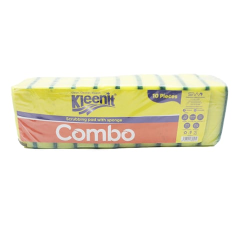 Kleenit Combo Scrubbing Sponge Pack of 10