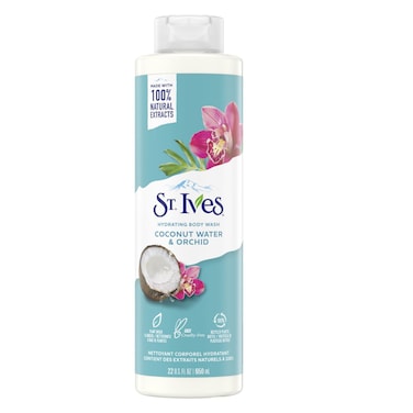 St. Ives Hydrating Coconut Water And Orchid Body Wash 650ml