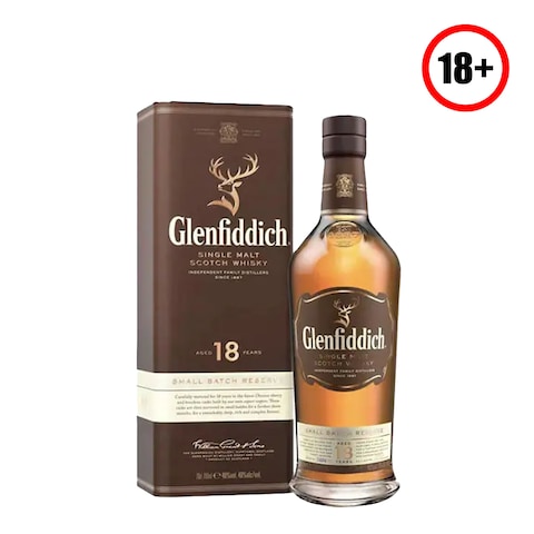 Glenfiddich Single Malt 18 Year Old Scotch Whisky 700Ml