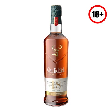 Glenfiddich 18 Year Old Single Malt Scotch Whisky 70cl
