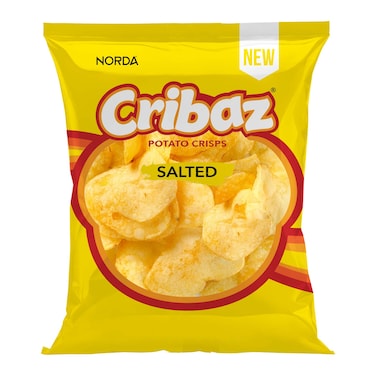 Norda Cribaz Salted Potato Crisps 160G