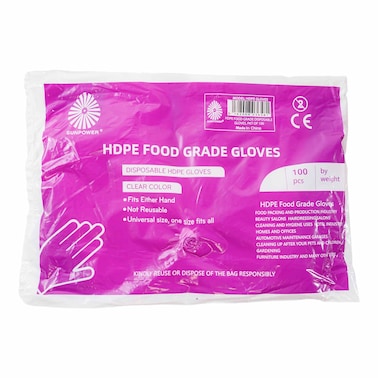 Hdpe Food Grade Gloves Pack Of 100