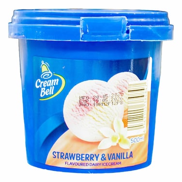 Creambell Cup Vanilla-Strawberry 500ml