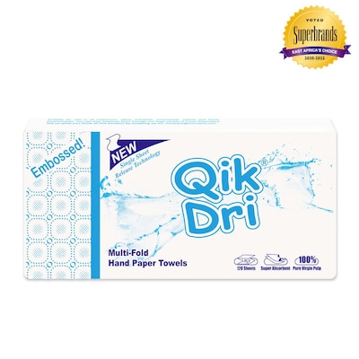 Qikdri Embsd Hand Towels 120 Sheets