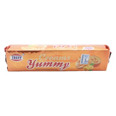 Treff Creams Biscuits Orange 125G
