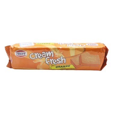 Treff Cream  Flavoured Biscuit Orange 90G