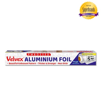 Velvex Aluminium Foil Emb 30Cmx5M