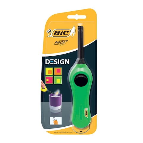 BIC Megalighter Multi Utility Lighters - Assorted Colours, Pack of 1