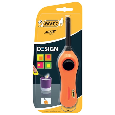 BIC Megalighter Multi Utility Lighters - Assorted Colours, Pack of 1