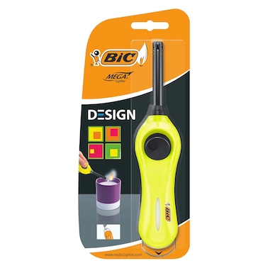 BIC Megalighter Multi Utility Lighters - Assorted Colours, Pack of 1